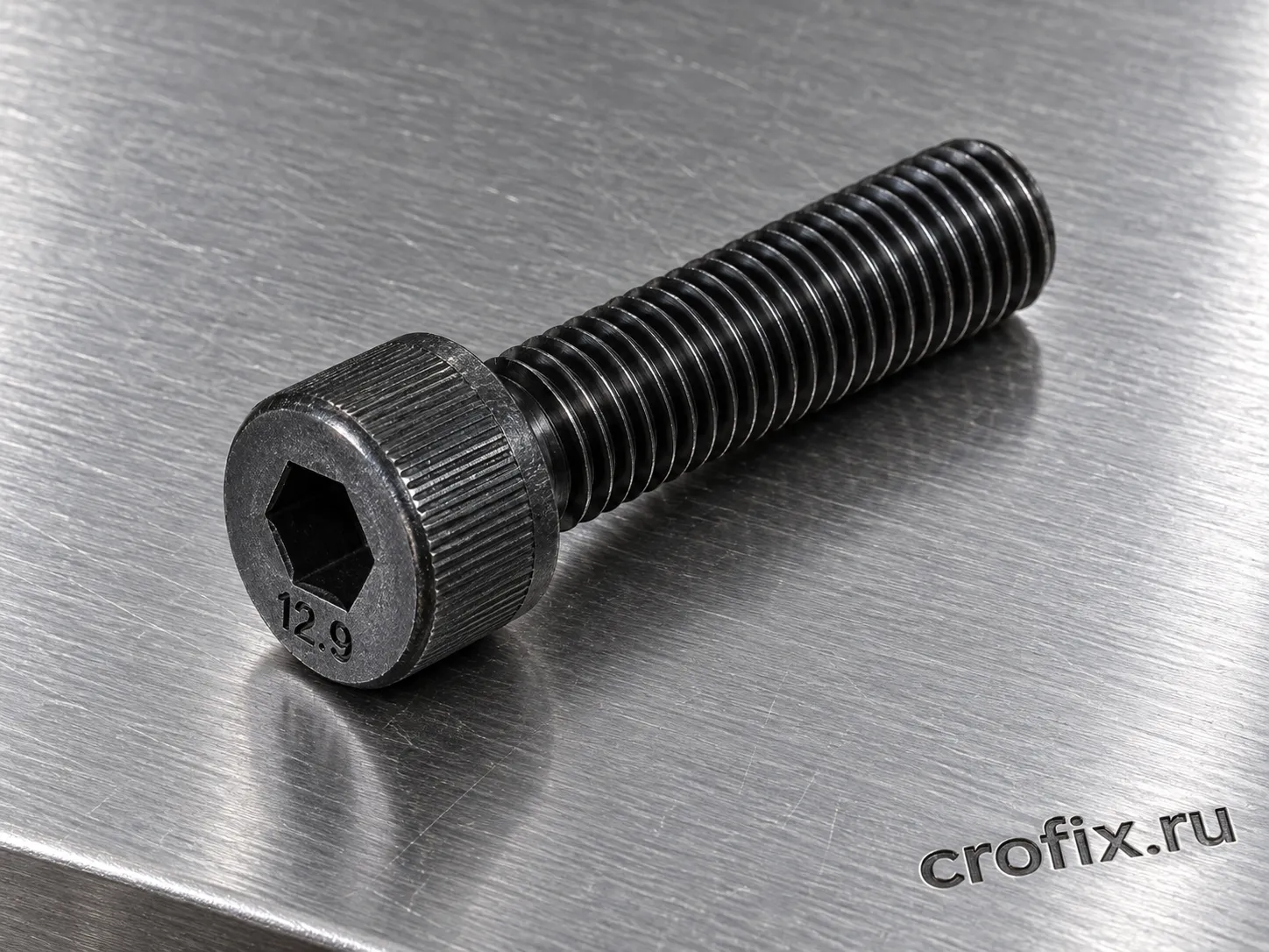Винт дюймовый 7/16 - 14 UNC x 1 1/2 (38 mm) DIN 912 высокопрочный 12.9 П/Р
