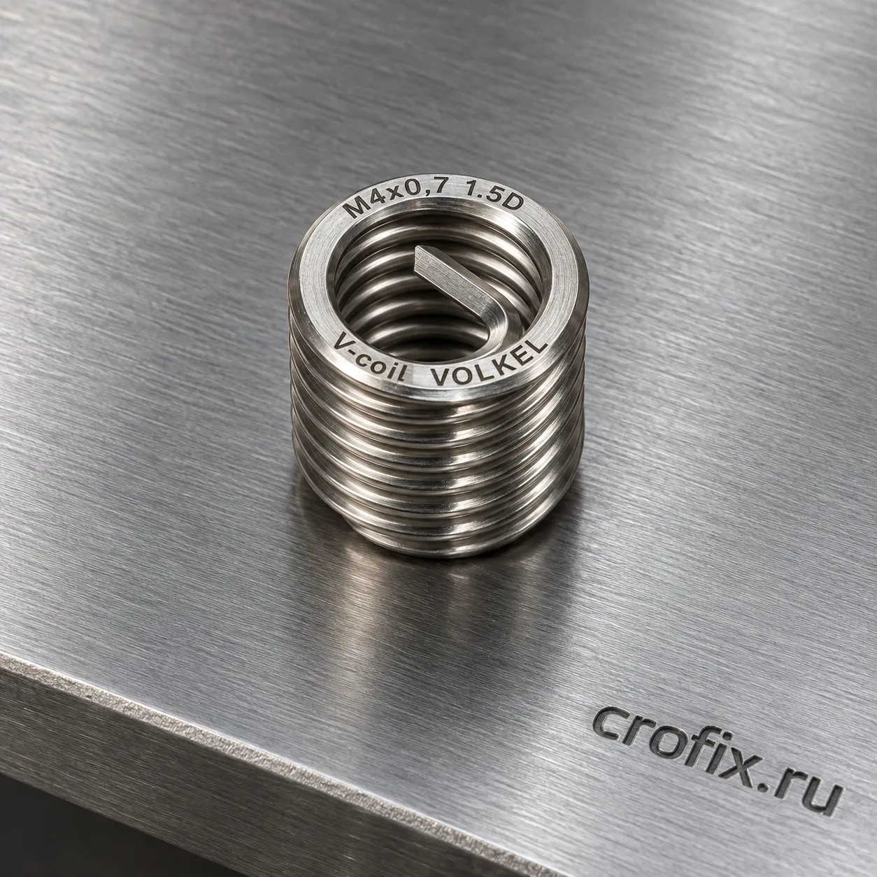 Вставка для восстановления резьбы M 4х0,7 1.5D V-coil VOLKEL