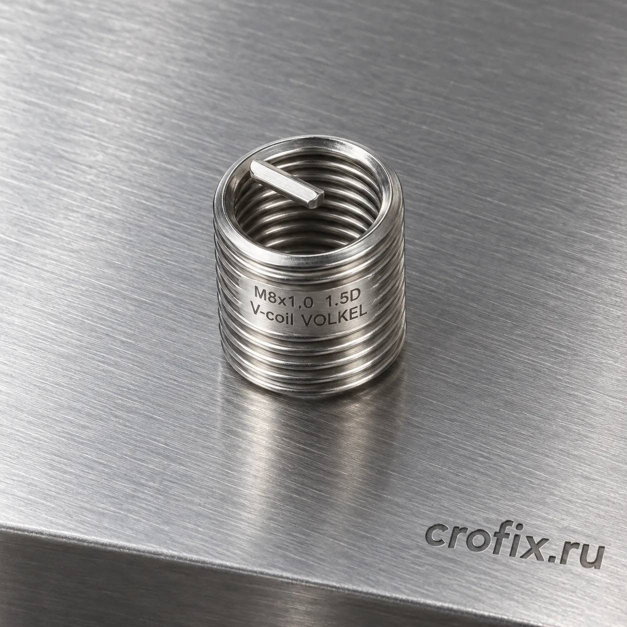 Вставка для восстановления резьбы M 8х1,0 1.5D V-coil VOLKEL
