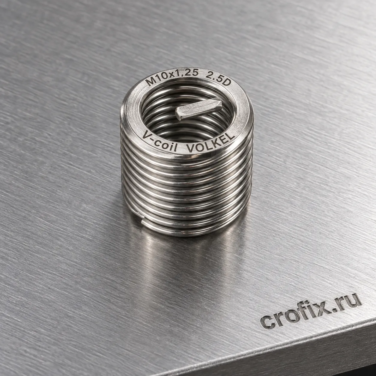 Вставка для восстановления резьбы M10х1,25 2.5D V-coil VOLKEL