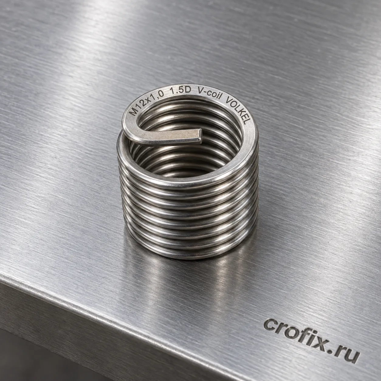 Вставка для восстановления резьбы M12х1,0 1.5D V-coil VOLKEL